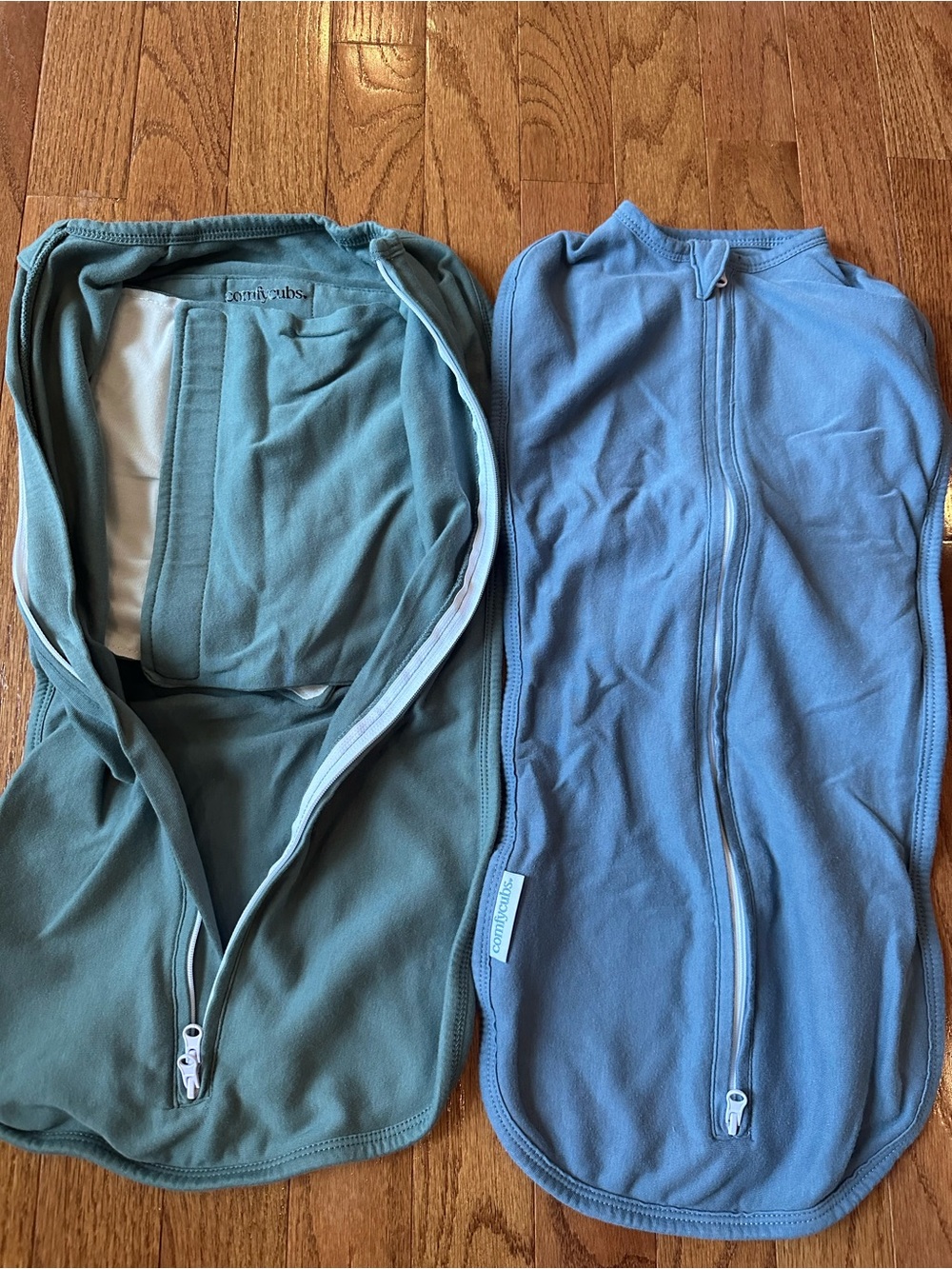 Comfy cubs Pajama Swaddle - Blue & Teal